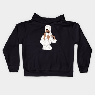 Morning routine Kids Hoodie